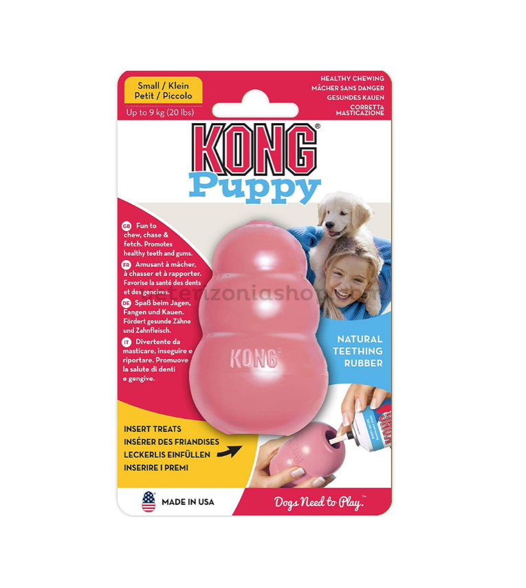 juguete para cachorro puppy kong rosa