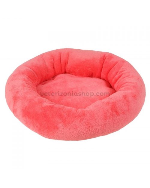 Cama Donut Perro Gato Coral