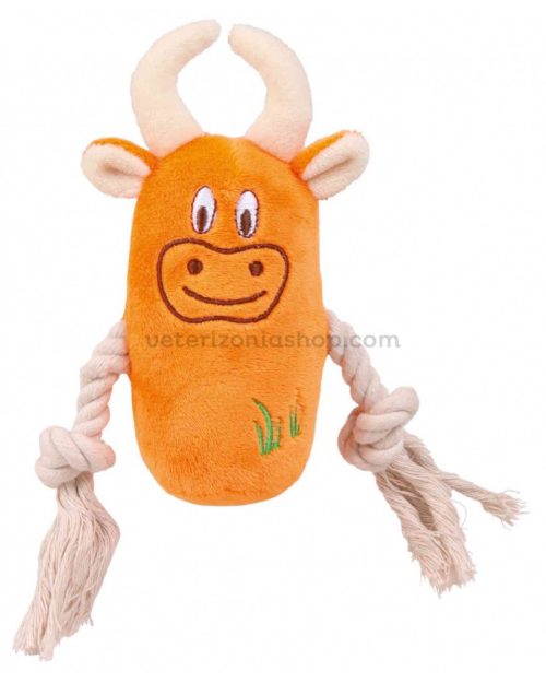 Juguete para Perro Cachorro Peluche Cuerda Naranja