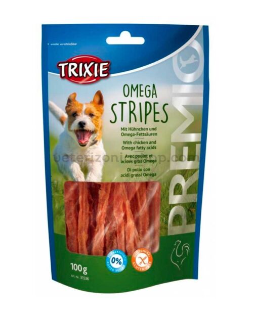 Premio para Perro Omega Stripes 100g