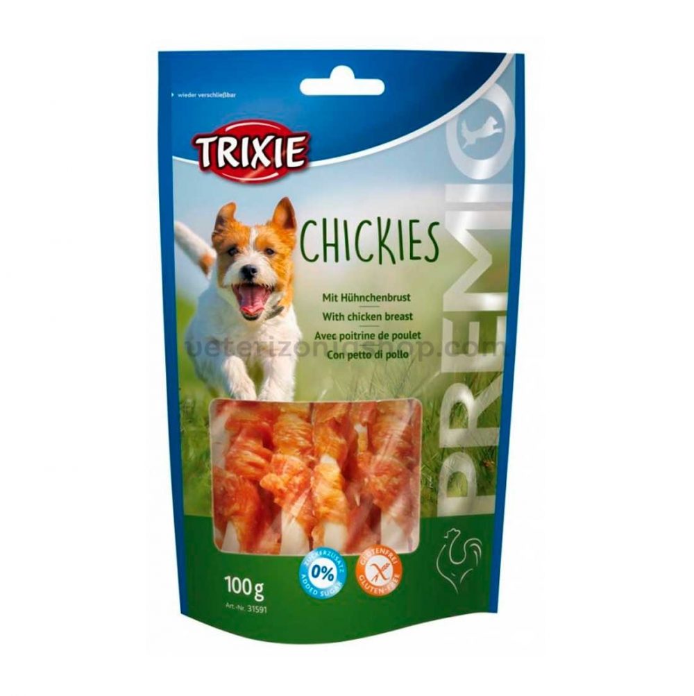 Premios para perros Chickies, 100grs