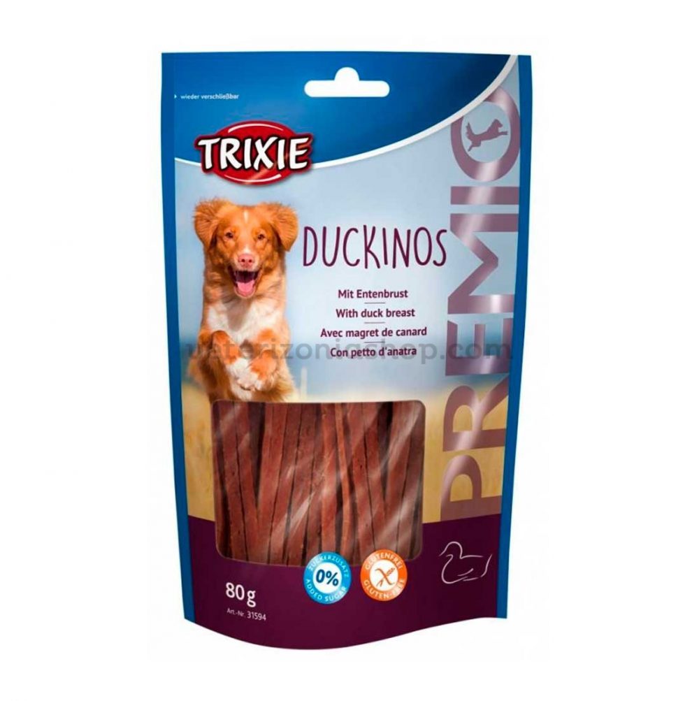 Premios para perros Duckinos, Pato, 80grs