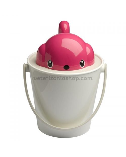 Contenedor Pienso Blanco/Rosa United Pets