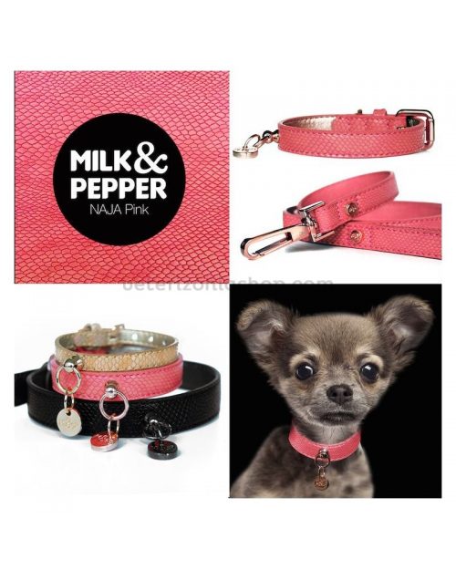 Correa Perros Naja Pink Milk&Pepper