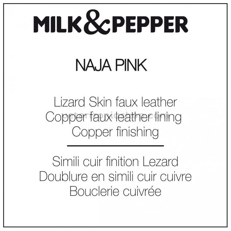 Correa Perros Naja Pink Milk&Pepper