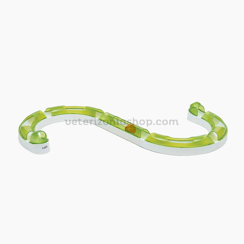 Circuito para gatos Catit Senses 2.0 Play Circuit Catit Senses 2.0 Play Circuit con recorrido plano verde y blanco y pelota