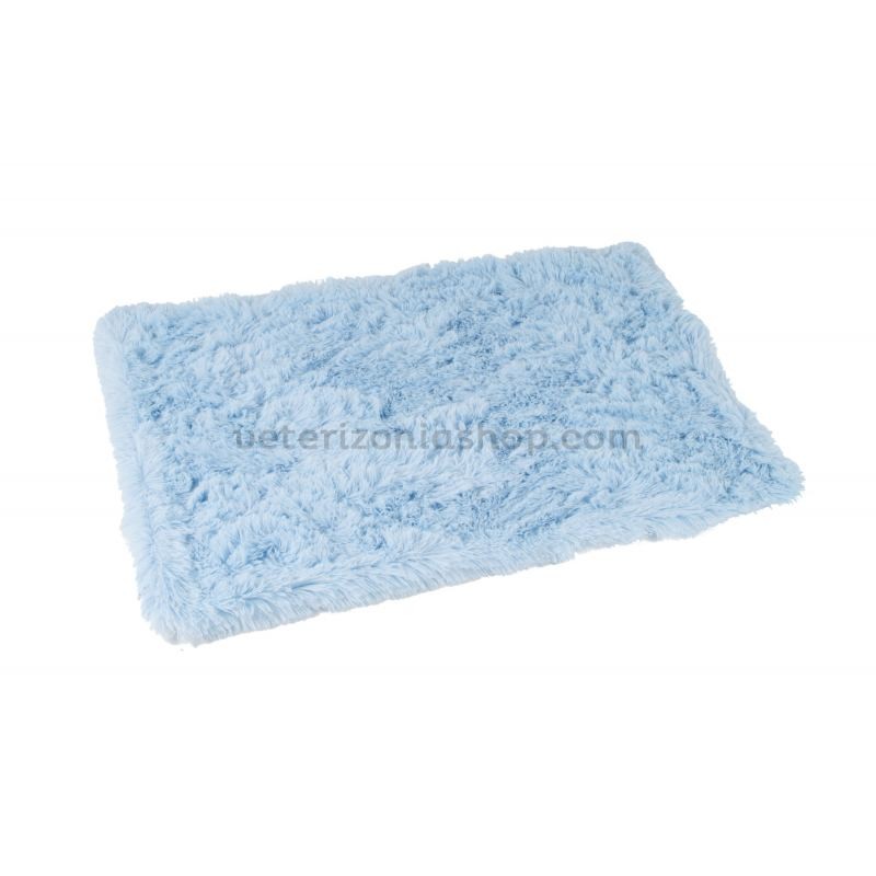 Manta Perro Gato Azul Peluche