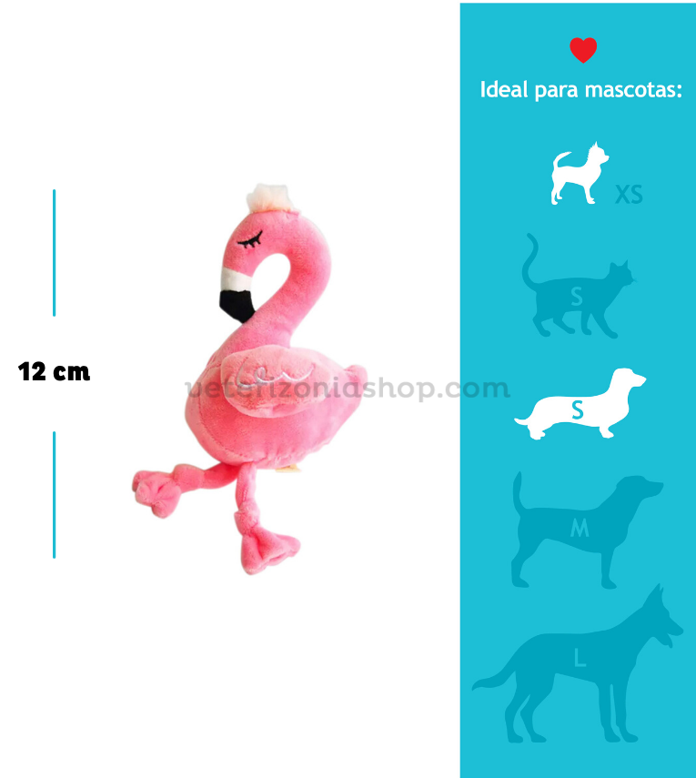 juguete para perro flamenco