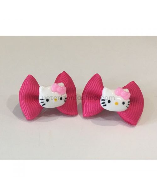 Lacitos Parejitas Mini Lunares Hello Kitty Rosa