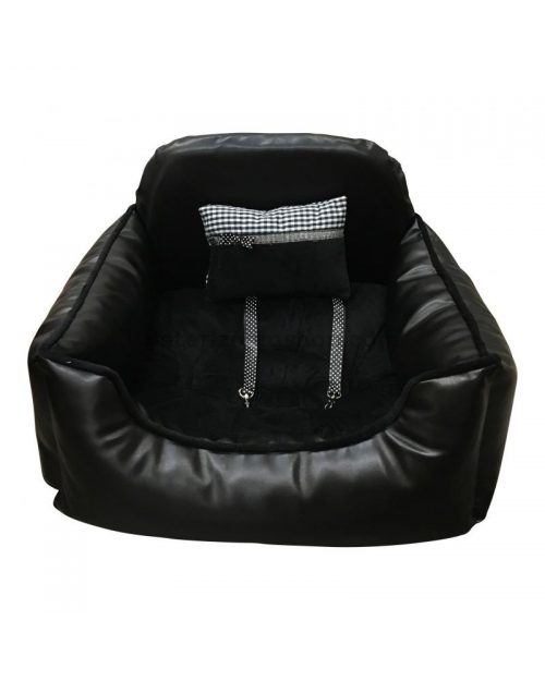 Asiento Para Coche Perro Negro