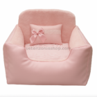 Asiento Cama Coche para Perro Rosa