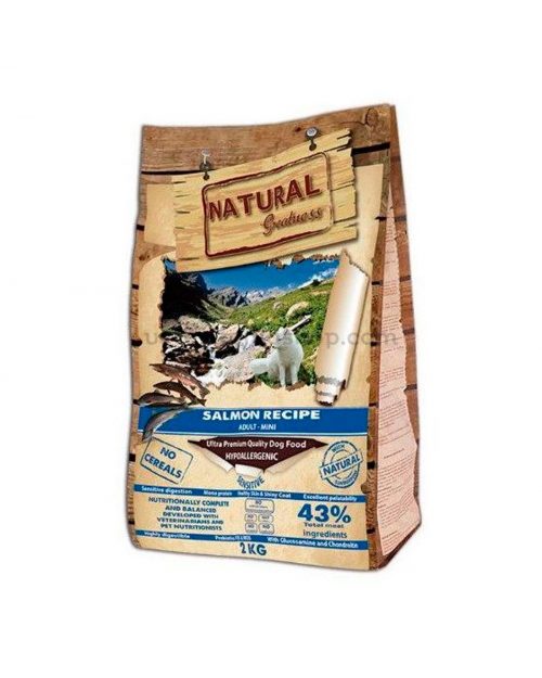 pienso para perro Natural Greatness salmón mini