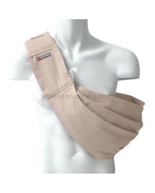 mochila bandolera perro gato lazy legs rosa