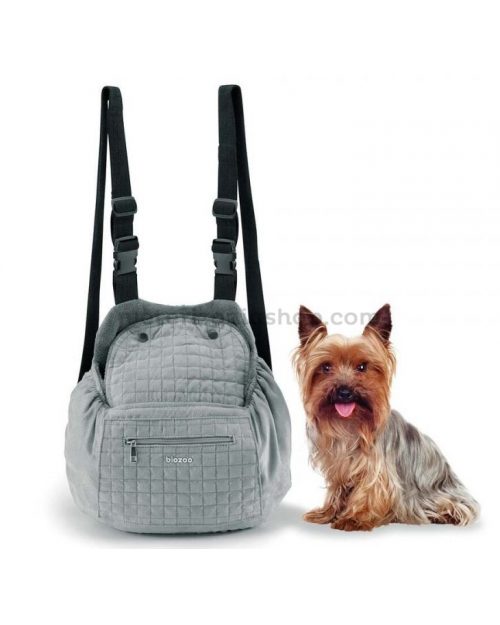 Mochila Frontal para Perros Gris