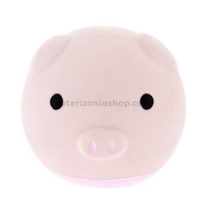 Mini Pelota para Cachorros y Perro Adultos Toy Cara Animalito Rosa