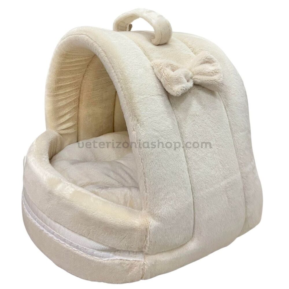 cueva-iglú-crema-para-perro-gato-veterizoniashop-1