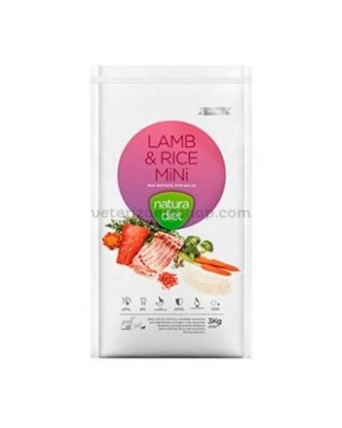 Pienso para Lamb Natura Diet Lamb & Rice Mini