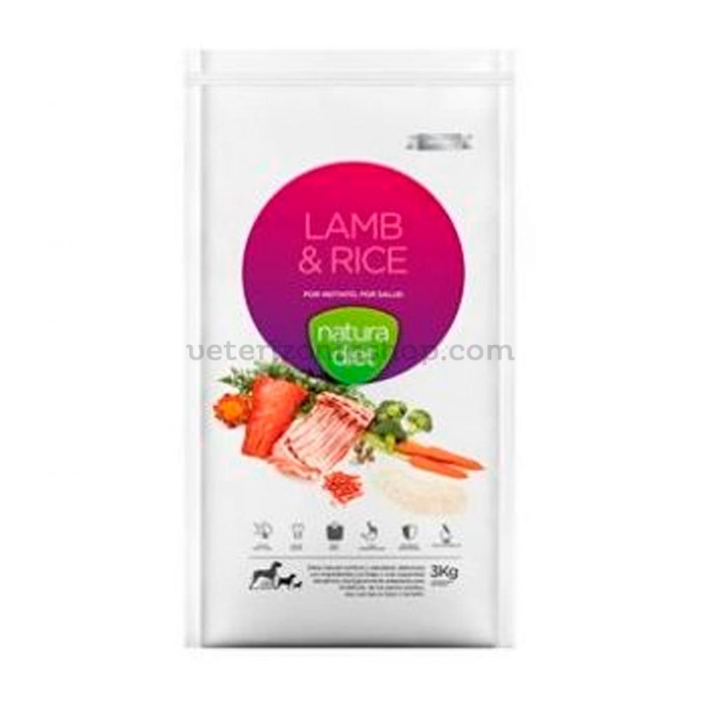 Pienso para perros Natura Diet Lamb&Rice