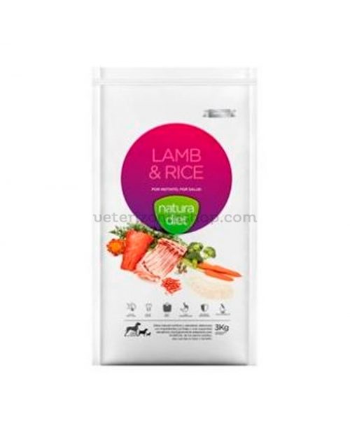 Pienso para perros Natura Diet Lamb&Rice