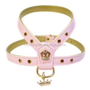 Arnés perro pequeño Rosa Luxury