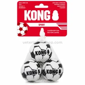 KONG Sport pelotas de fútbol para perros edición Mundial 2026 juguete resistente sin sonido