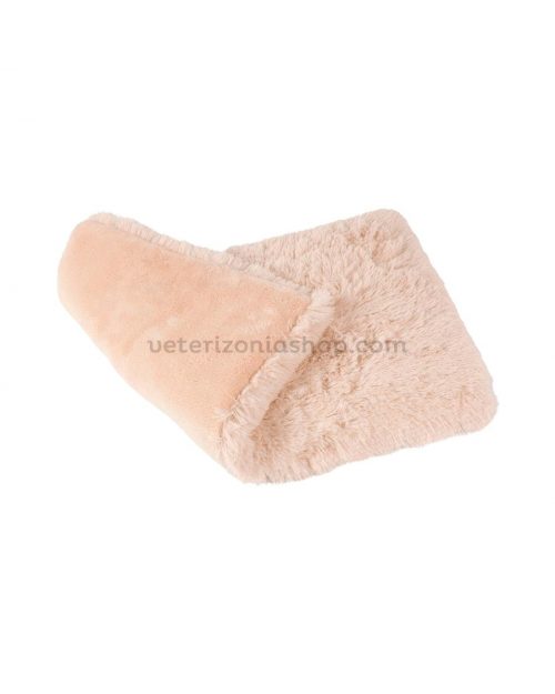 colchoneta peluche para perros beige