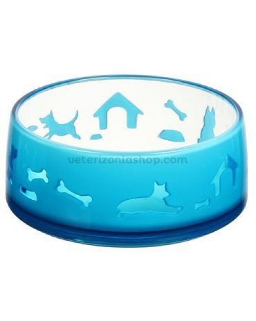 Comedero para Perro Gato Azul