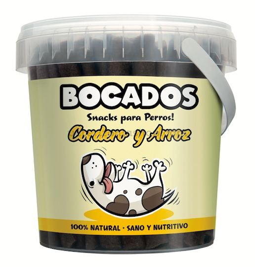 Snacks para Perros Bocados Cordero y Arroz 300grs