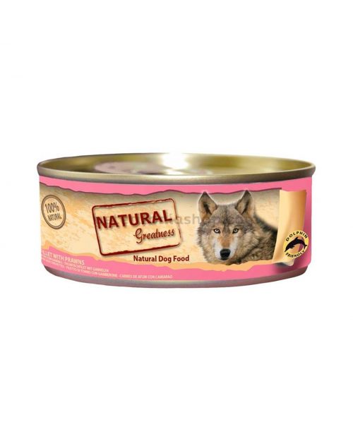 Natural Greatness Perro Atún y gambas 156 g