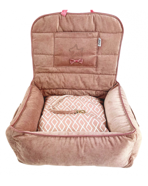 asiento-para-coche-rosa-geometrico-wof-para-perros