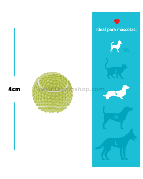 juguete perro pequeño mini pelota