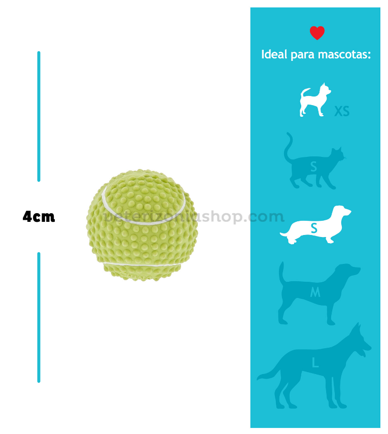 juguete perro pequeño mini pelota