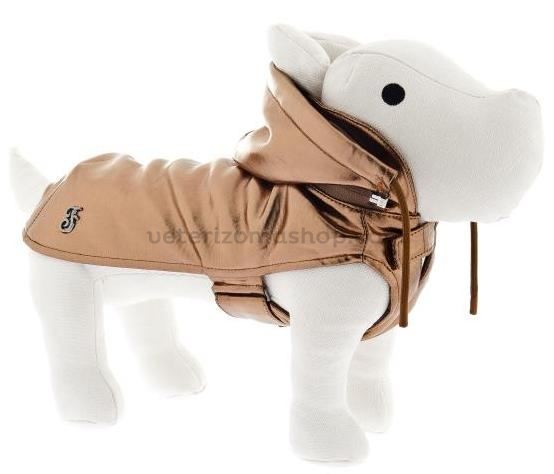 Chaqueta Perro Impermeable Cobre -