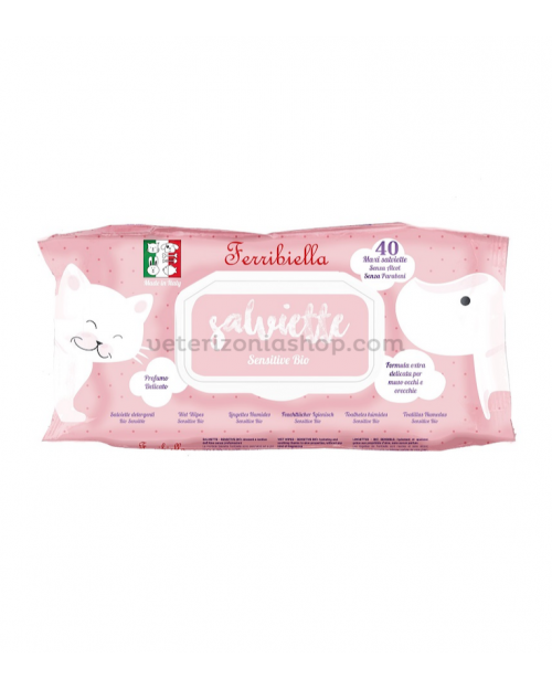 Toallitas para perro y gatos sensitive bio