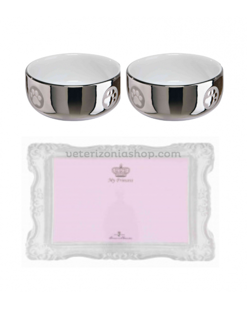 conjunto para perros gatos comederos mantel