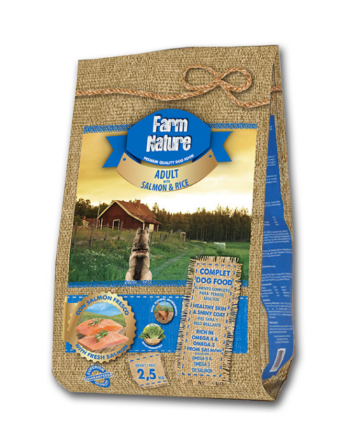 pienso natural perros salmon arroz farm natura