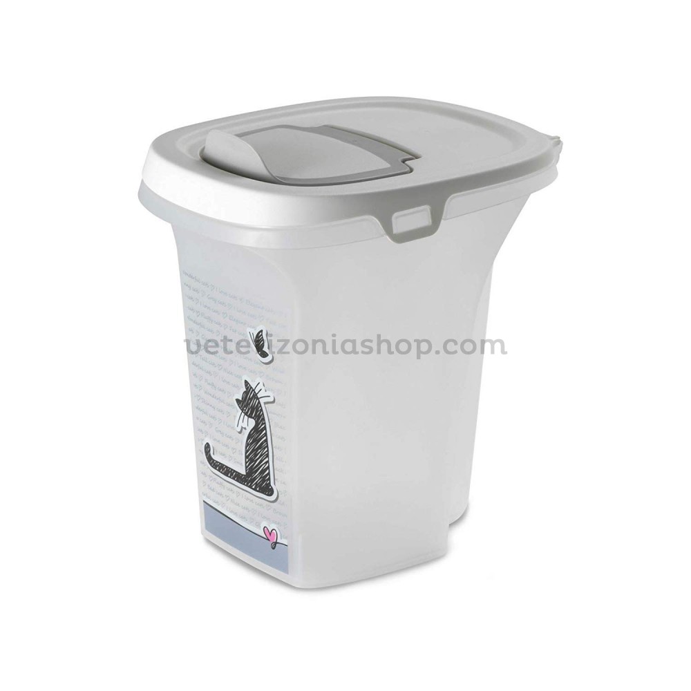 Contenedor para Almacenar Pienso de Perros Gatos, 6L Veterizonia