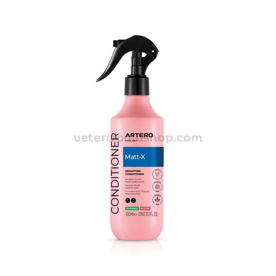 Acondicionador en Spray Matt-X de Artero para Perros y Gatos 300 ml Acondicionador en Spray Matt-X de Artero para Perros y Gatos 300 ml