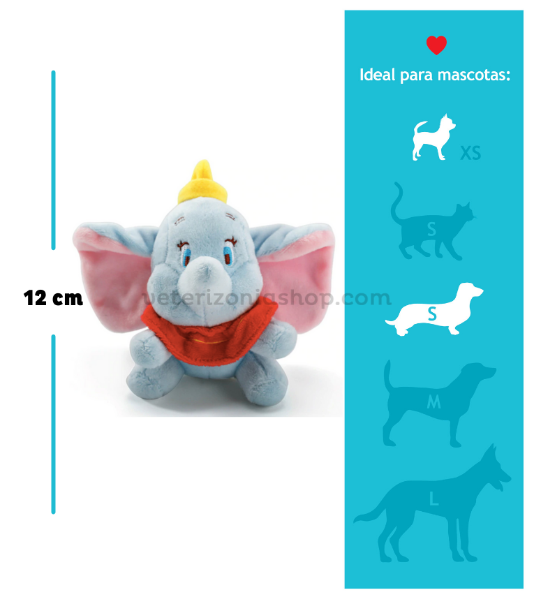 juguete para perro mini elefante