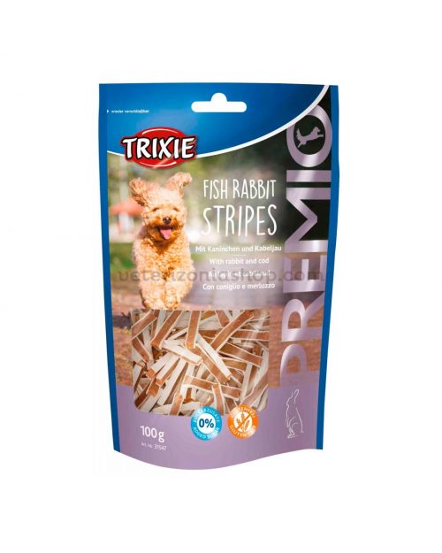 Premio para perros Fish Rabbit Stripes, 100gr