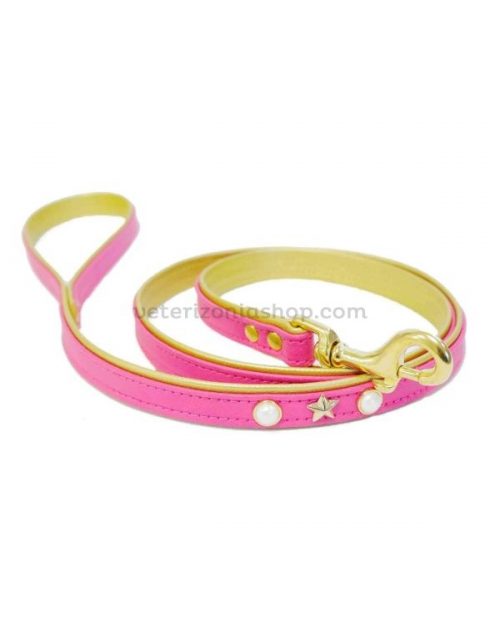 correa perro arlet fucsia