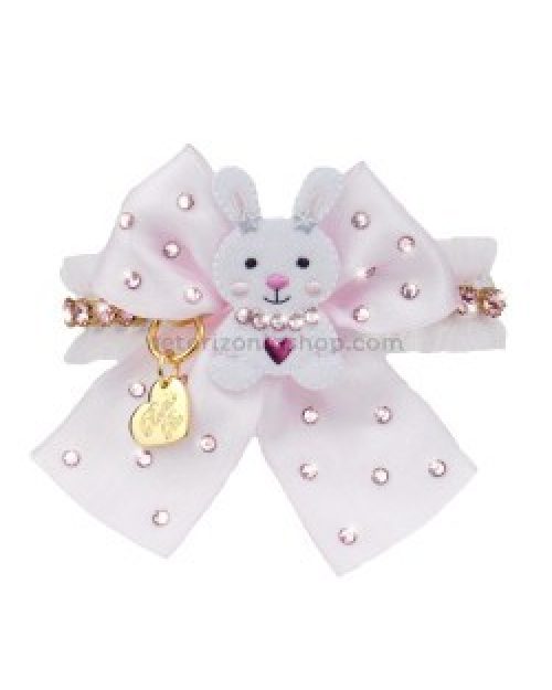 collar perro bunny blanco