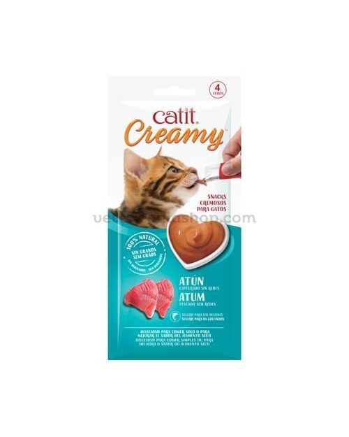 catit-creamy-snack-liquido-atún-para-gatos-4x10g