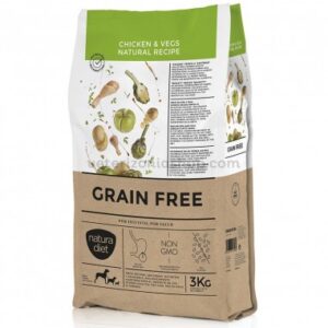 Pienso Grain Free perros Chicken&Vegs Natura Diet