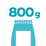 800 g