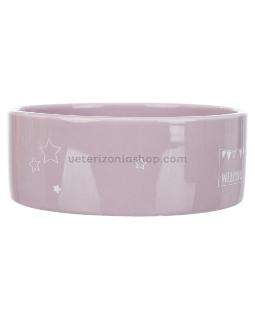 comedero-ceramico-junior-rosa-welcome-para-perros-trixie-1