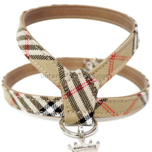 arnés perro escocés beige