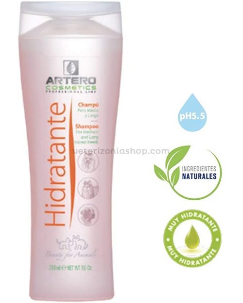 Champú para hidratante para perros Artero 250ml-veterizonia-1