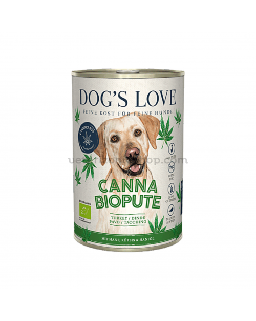Dog´s Love Canna Bio Turkey Alimento Húmedo para perros