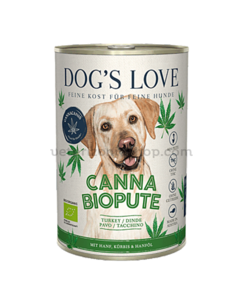 Dog´s Love Canna Bio Turkey Alimento Húmedo para perros